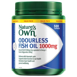 Dầu cá không mùi - Nature's Own - Odourless Fish Oil 1000mg 500 viên