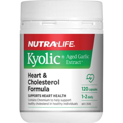 Tinh dầu tỏi - Nutra Life - Kyolic Aged Garlic Extract Heart & Cholesterol Formula 120 viên