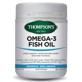 Dầu cá Omega 3 - Thompson - Omega 3 Fish Oil 200 viên