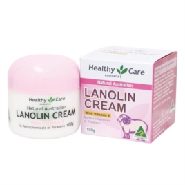 Kem dưỡng da nhau thai cừu - Healthy Care - Natural Lanolin & Vitamin E Cream 100g