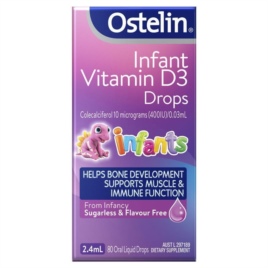 Vitamin D cho bé - Ostelin - Infant Vitamin D3 Drops 2.4ml