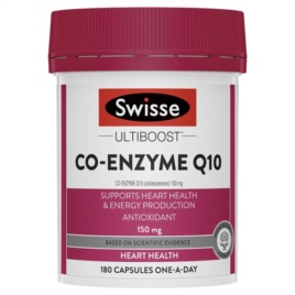 Bổ tim - Swisse - Ultiboost Co Enzyme Q10 150mg 180 viên