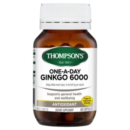 Tuần hoàn não - Thompson - Ginkgo 6000mg 60 viên