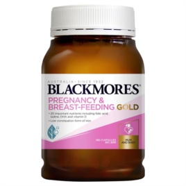 Vitamin và khoáng cho mẹ bầu - BlackMores - Pregnancy and Breastfeeding Gold 180 viên