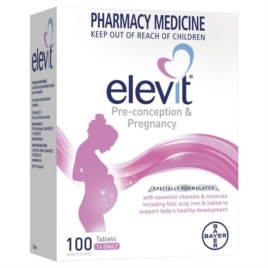 Vitamin và khoáng cho mẹ bầu - Pharmacy Medicine - Elevit 100 viên