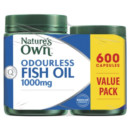 Dầu cá không mùi - Nature's Own - Odourless Fish Oil 1000mg 600 viên