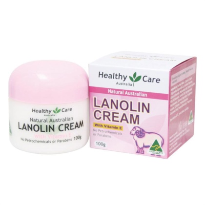 Kem dưỡng da nhau thai cừu - Healthy Care - Natural Lanolin & Vitamin E Cream 100g