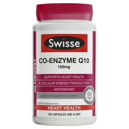 Bổ tim - Swisse - Ultiboost Co Enzyme Q10 150mg 180 viên
