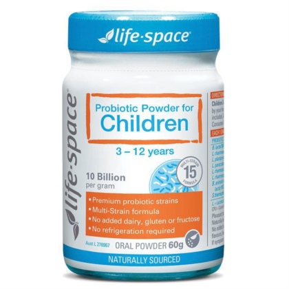 Men vi sinh cho trẻ - Life Space - Probiotic Powder For Children New Formula 60g