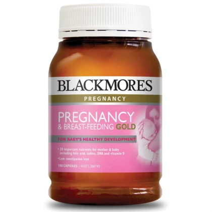 Vitamin và khoáng cho mẹ bầu - BlackMores - Pregnancy and Breastfeeding Gold 180 viên