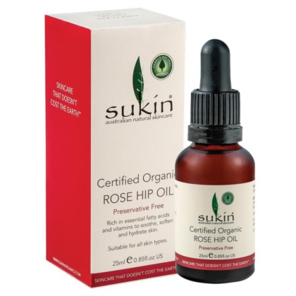 Tinh dầu quả hồng - Sukin - Certified Organic Rose Hip Oil 25ml