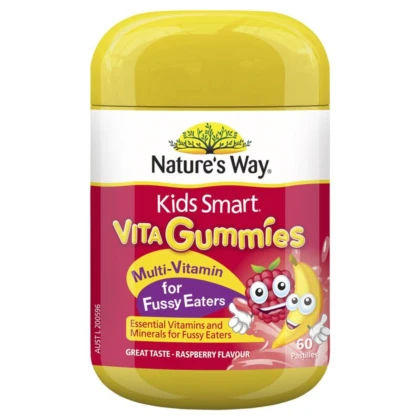 Kẹo Vitamin tổng hợp cho bé - Nature's Way - Kids Smart Vita Gummies Multi Vitamin for Fussy Eaters 60 60 viên