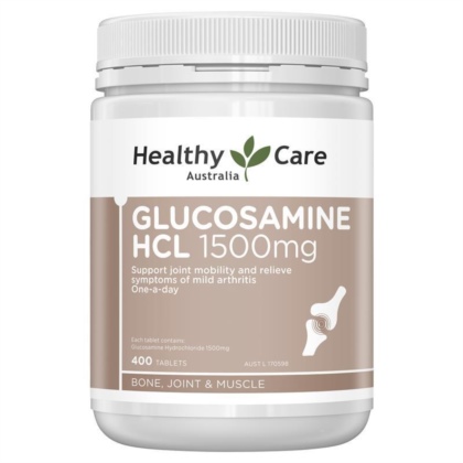 Điều trị xương khớp - Healthy Care - Glucosamine HCL 1500mg 400 viên