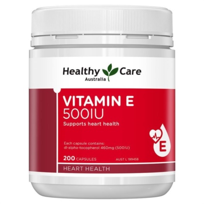 Vitamin E - Healthy Care - Vitamin E 500IU 200 viên