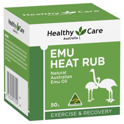 Dầu xoa bóp đà điểu - Healthy Care - Emu Heat Oil 100ml