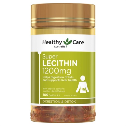 Mầm đậu nành - Healthy Care - Lecithin 1200mg 100 viên