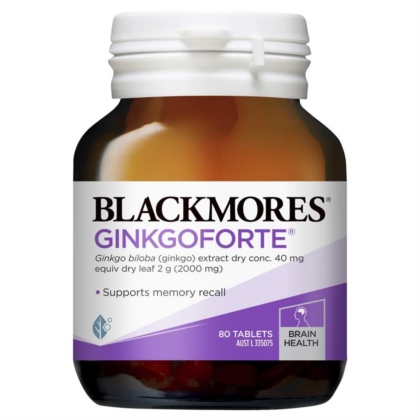 Tuần hoàn não - BlackMores - Ginkgo Forte 2000mg 80 viên