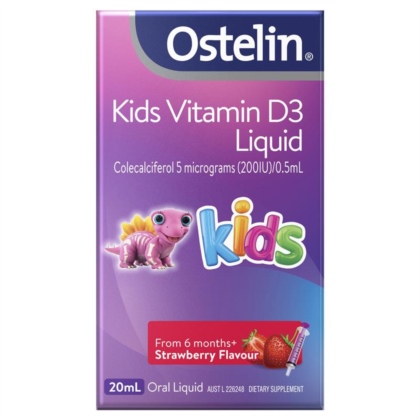 Vitamin D cho bé - Ostelin - Kids Vitamin D3 Liquid 20ml