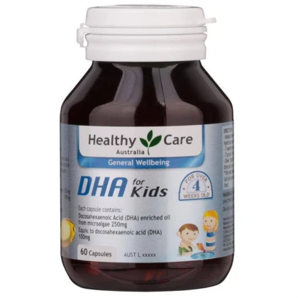 DHA cho bé - Healthy Care - Kids High DHA 60 viên